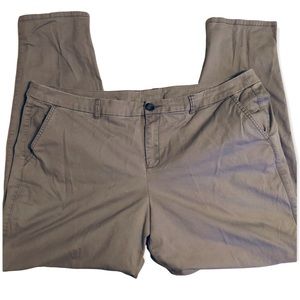 Lane Bryant chino style light gray pants. Offers are welcome